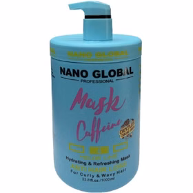 ماسک موی فر نانوگلوبال حجم ۱۰۰۰ میل حاوی کافئین و شکلات ضد ریزش